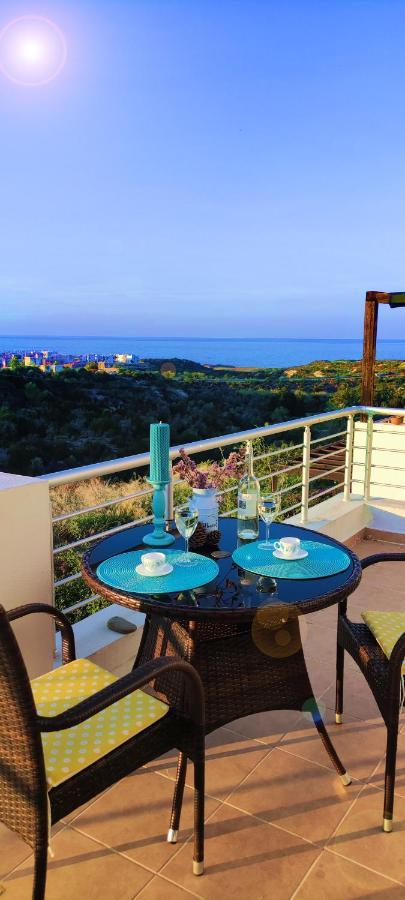 The Seaterra Reserve Penthouse With Mountains&Seaviews And Rooftop Terrace Akanthou Eksteriør billede