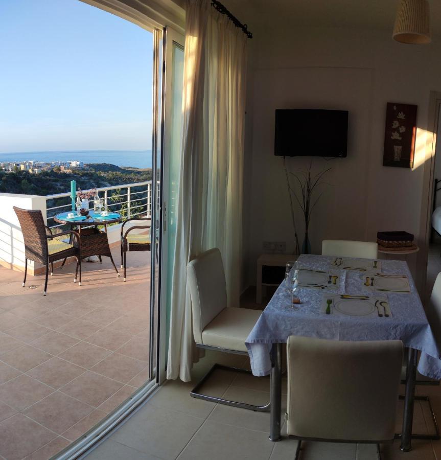 The Seaterra Reserve Penthouse With Mountains&Seaviews And Rooftop Terrace Akanthou Eksteriør billede