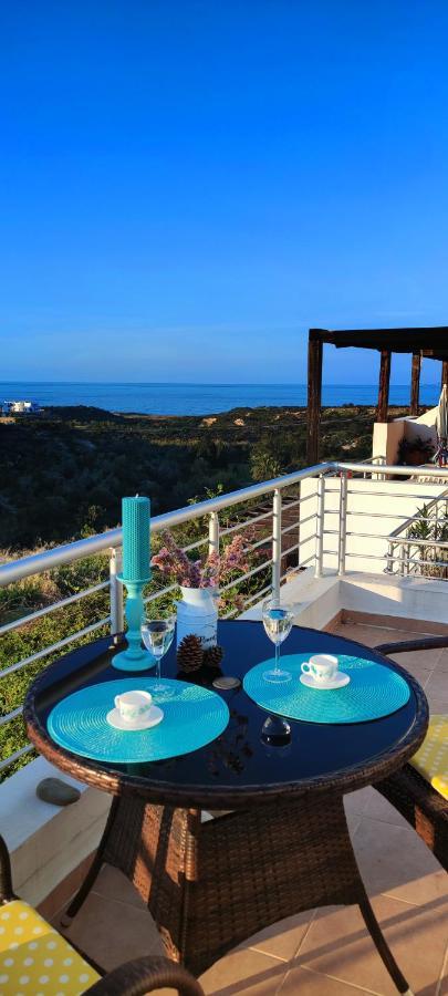 The Seaterra Reserve Penthouse With Mountains&Seaviews And Rooftop Terrace Akanthou Eksteriør billede