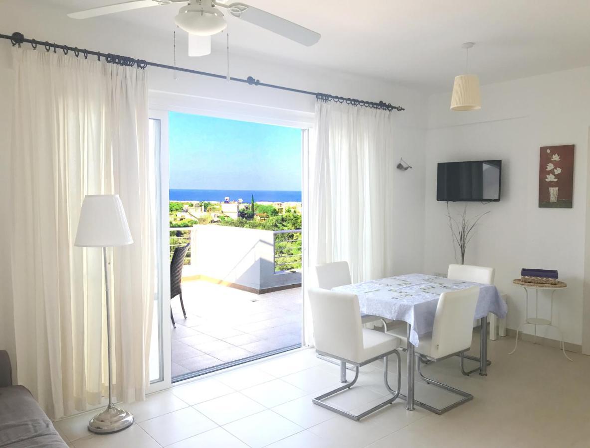 The Seaterra Reserve Penthouse With Mountains&Seaviews And Rooftop Terrace Akanthou Eksteriør billede